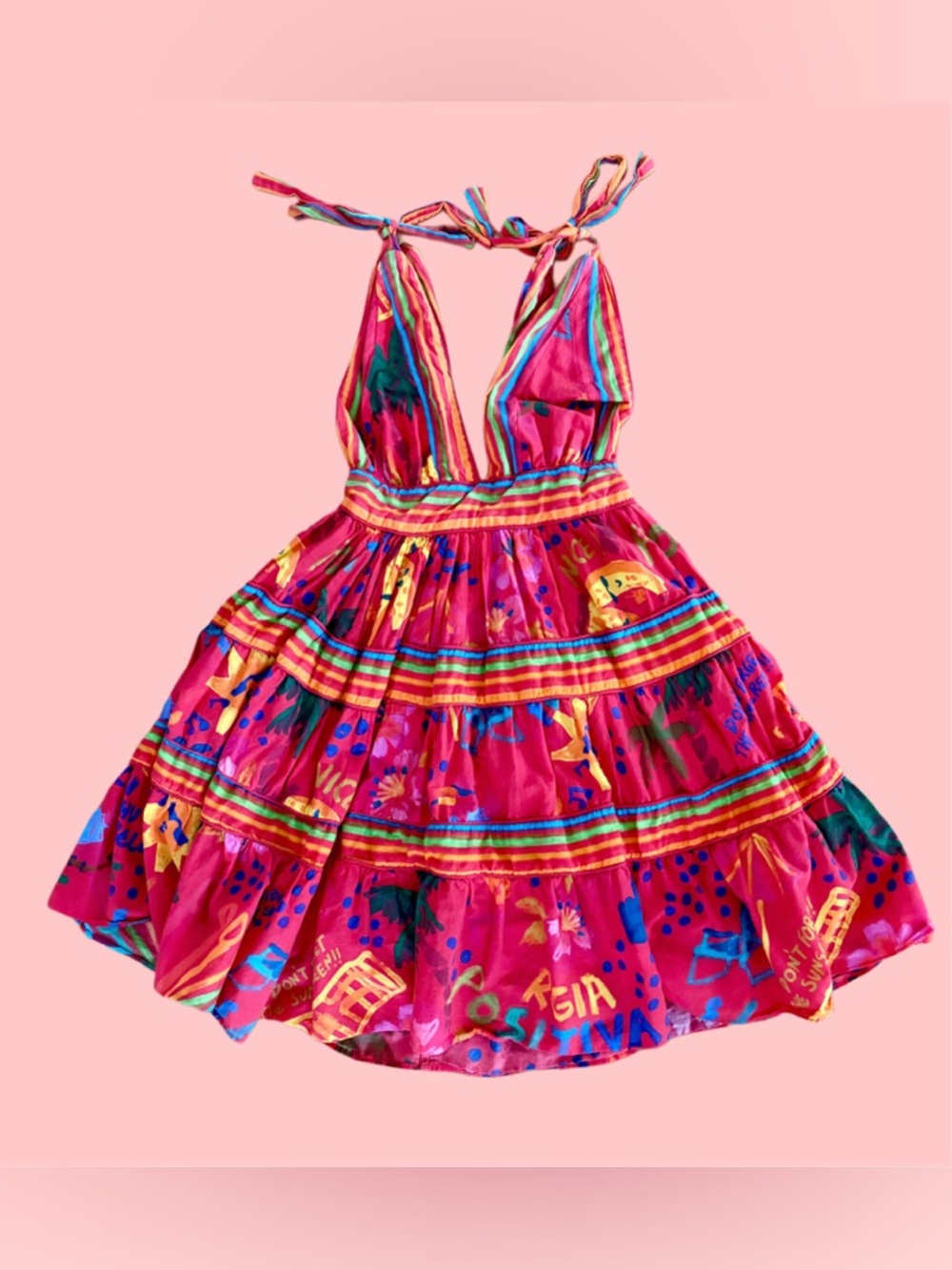 EUC Farm Rio cotton dress XS